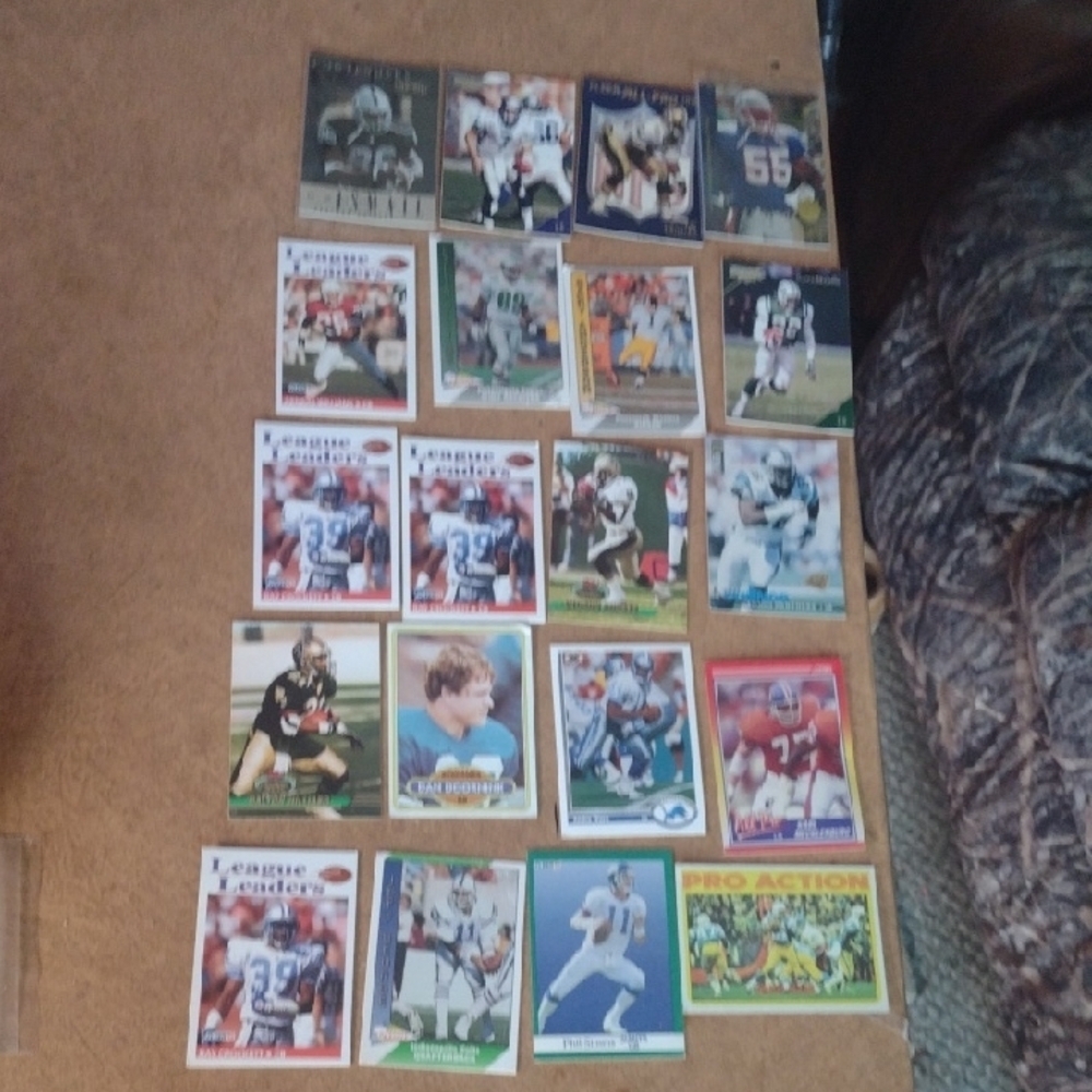 Vintage Football Trading Cards Collection